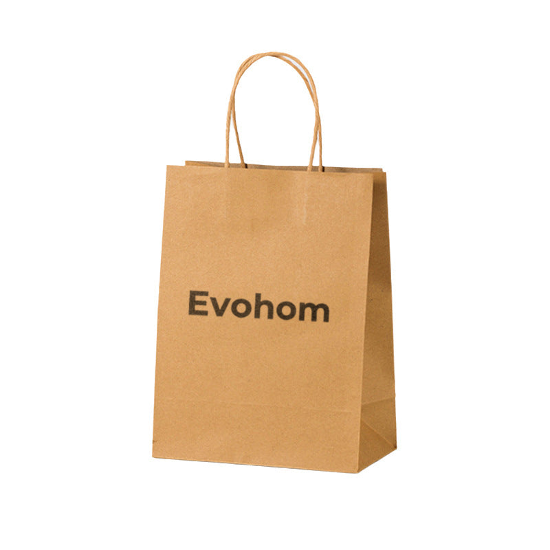 Evohom 50 PCS Paper Bags for Household Use Brown Paper Bags with Handles, Large Gift Bag Bulk Paper Bags for Valentine's Day Gifts Small Business Retails Paper Bags