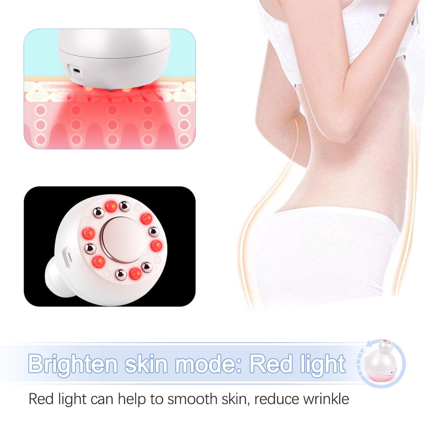 Ultrasonic Cavitation Fat Burning Machine Body Sculpting Slimming Massager