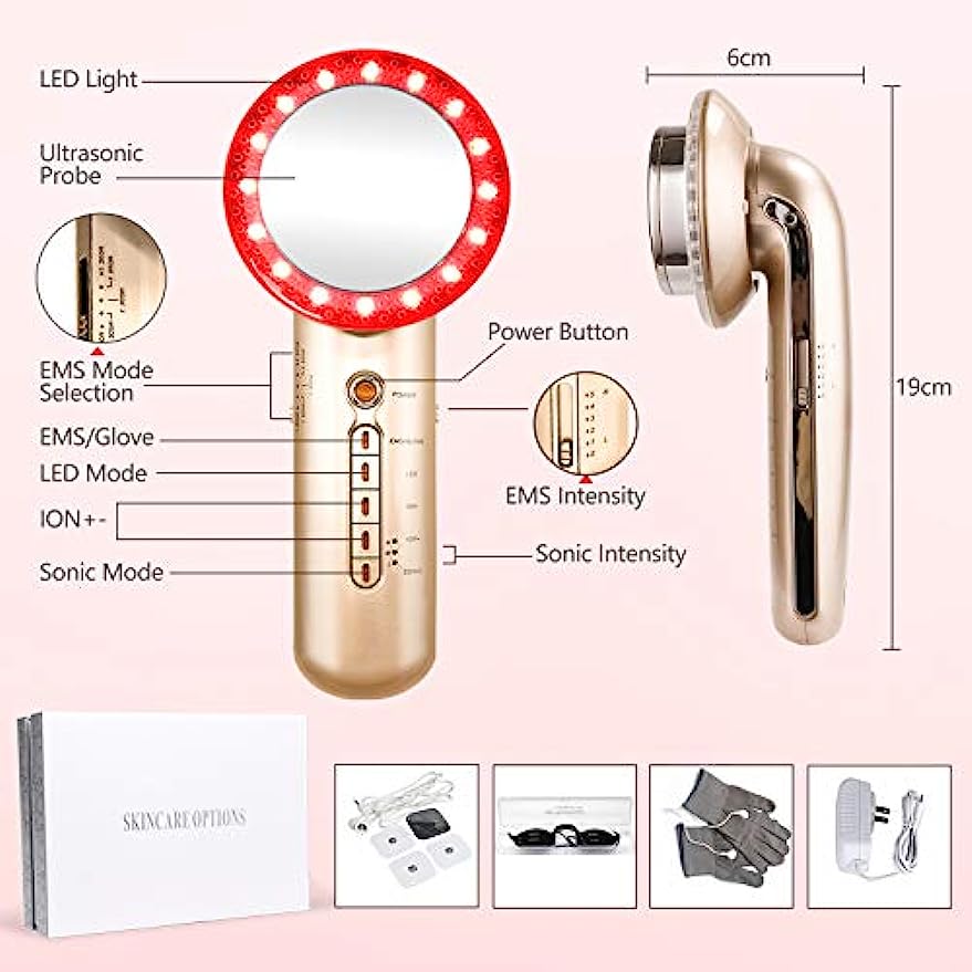 6 In 1 Ultrasonic Cavitation Fat Burn Machine for Body Sculpting