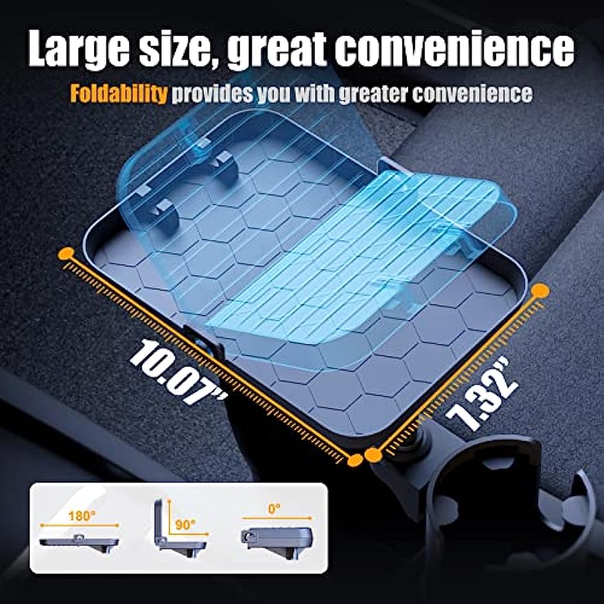 Cup Holder Tray for Car Cup Holder Expander for Car Drink Holders Compatible with Detachable Tray Table