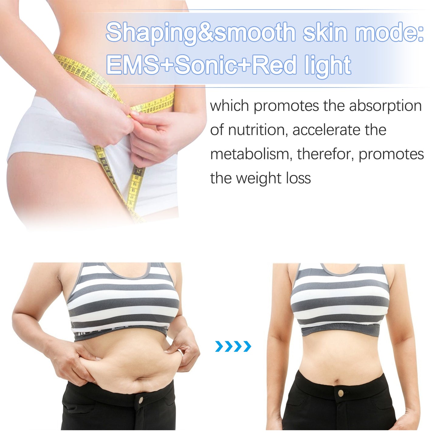 Ultrasonic Cavitation Fat Burning Machine Body Sculpting Slimming Massager