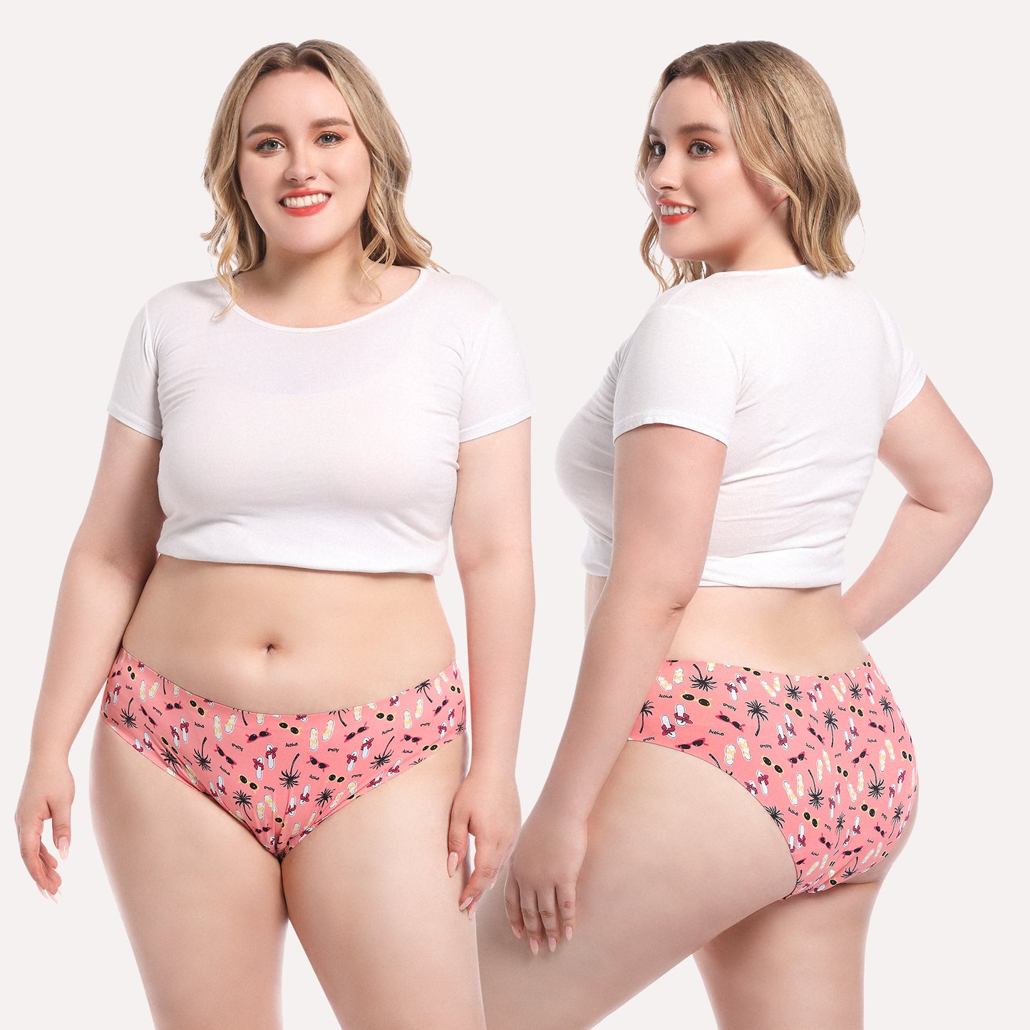 Womens Underwear Cotton Bikini Panties Lace Soft Briefs Hipster