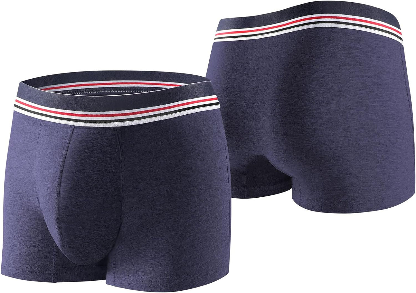 Mens Incontinence Boxer Briefs 2PCS Leakproof Urinary Incontinence Underwear for Men with Front Absorbent Area for Bladder Leakage Protection, Instant Absorbency Mens Incontinence Underwear, Medium