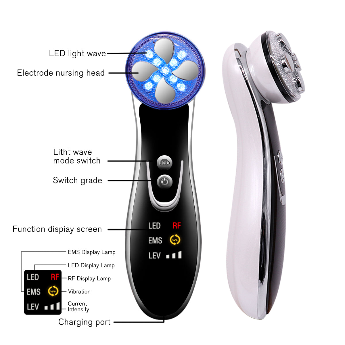 RF Face Lifting Wrinkle Removal Skin Tightening Machine