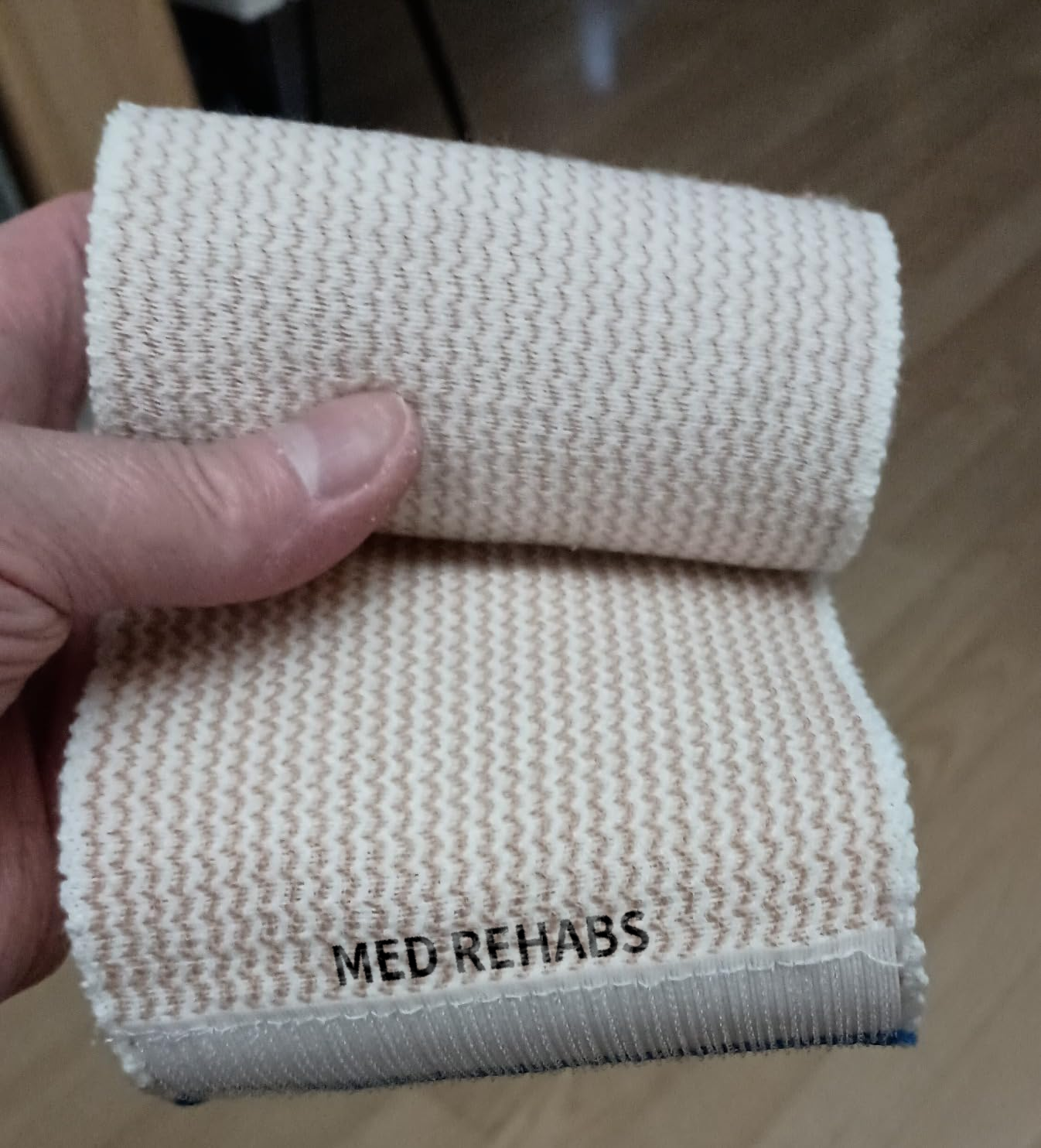 MED REHABS 4in Premium 2 Pack Elastic Bandage Wrap, Compression Wrap Bandage for Legs, Ankle, Knee, Tummy, Body, Lymphedema Wraps for Legs, Latex-Free