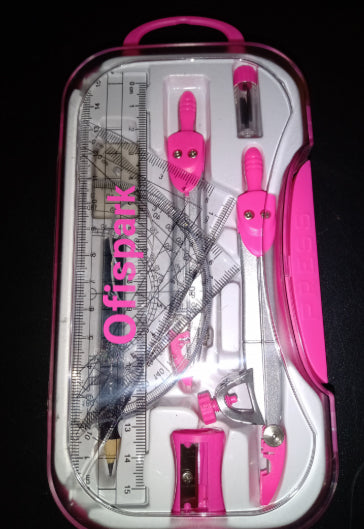 Ofispark School Supply Kit 65-Piece Set Back to with 15" Transparent Backpack, Bulk Stationery Set for Classroom, Boys & Girls Elementary School Supplies