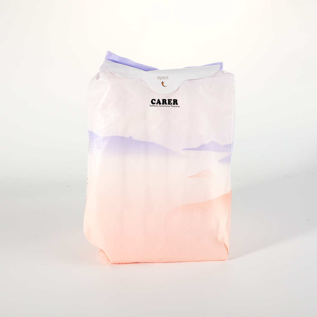 CARER Healthcare Incontinence Pregnancy Sanitary Napkins Overnight Pads with Wings For Women, Reliable Protection and Absorbency of Feminine Periods