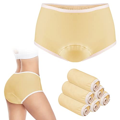 Incontinence Underwear for Women Washable Super Absorbency Urinary Incontinence Briefs 6pcs