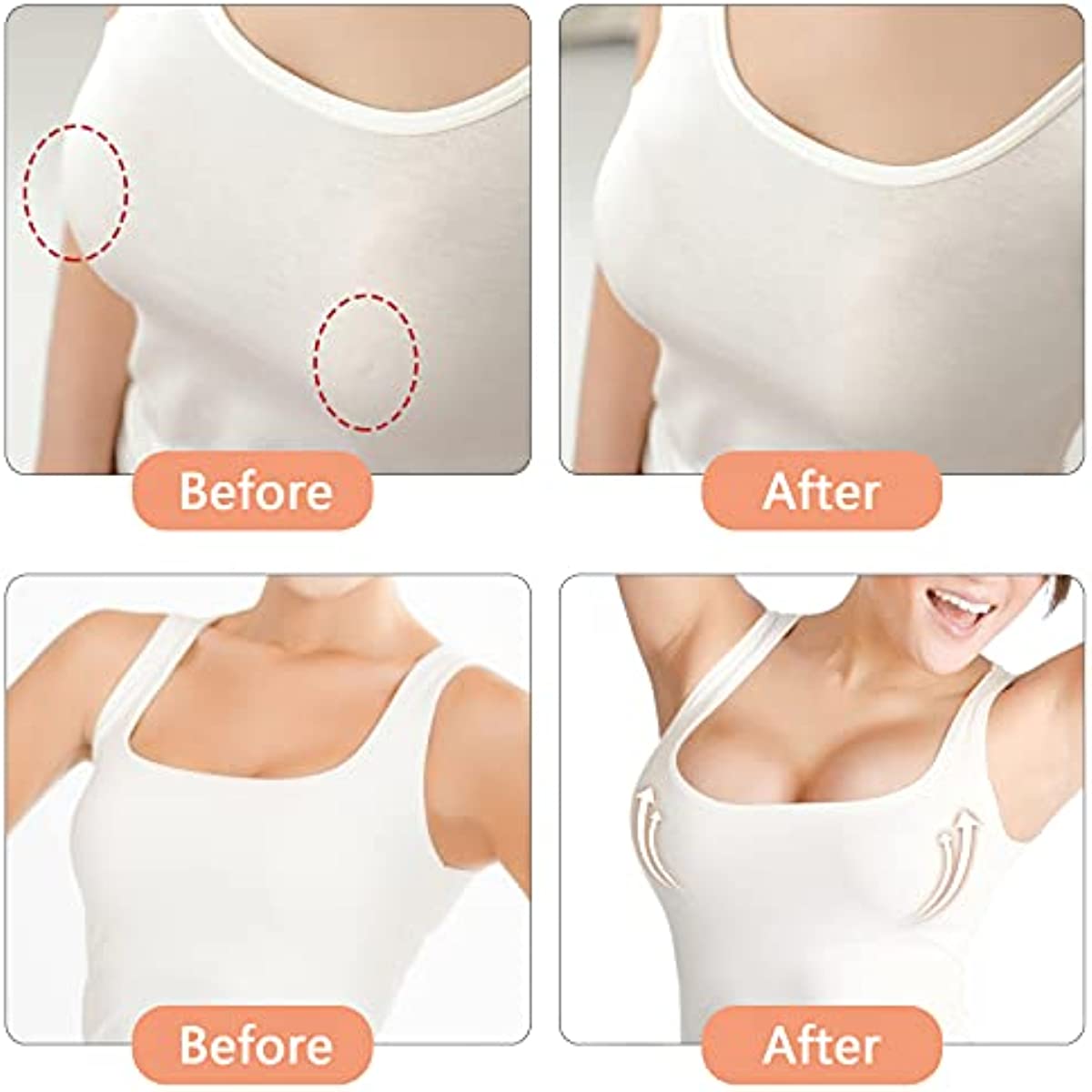 Silicone Adhesive Lift Up Bra Stick On Bra Invisible Reusable Backless Strapless Breast Lift Petals for Deep V Push Up