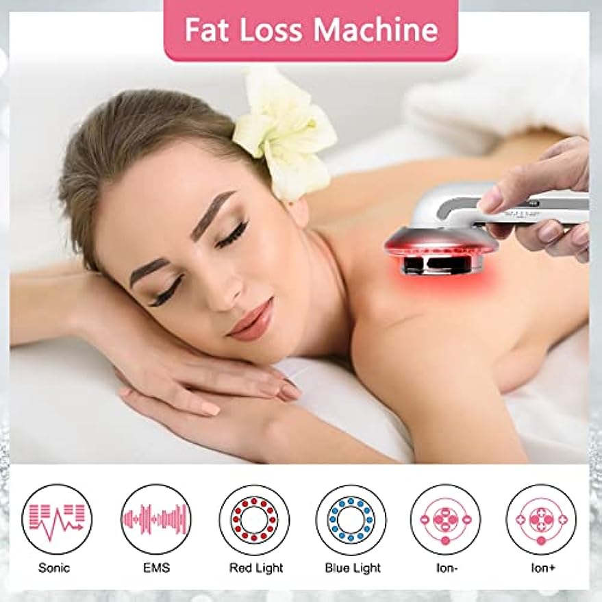 CARER Healthcare Incontinence Pregnancy Cosmetic Apparatus Using Ultrasound for Performing Aesthetic Skin Treatment Procedures 6 in 1 Portable Body Shạping Beauty Massager