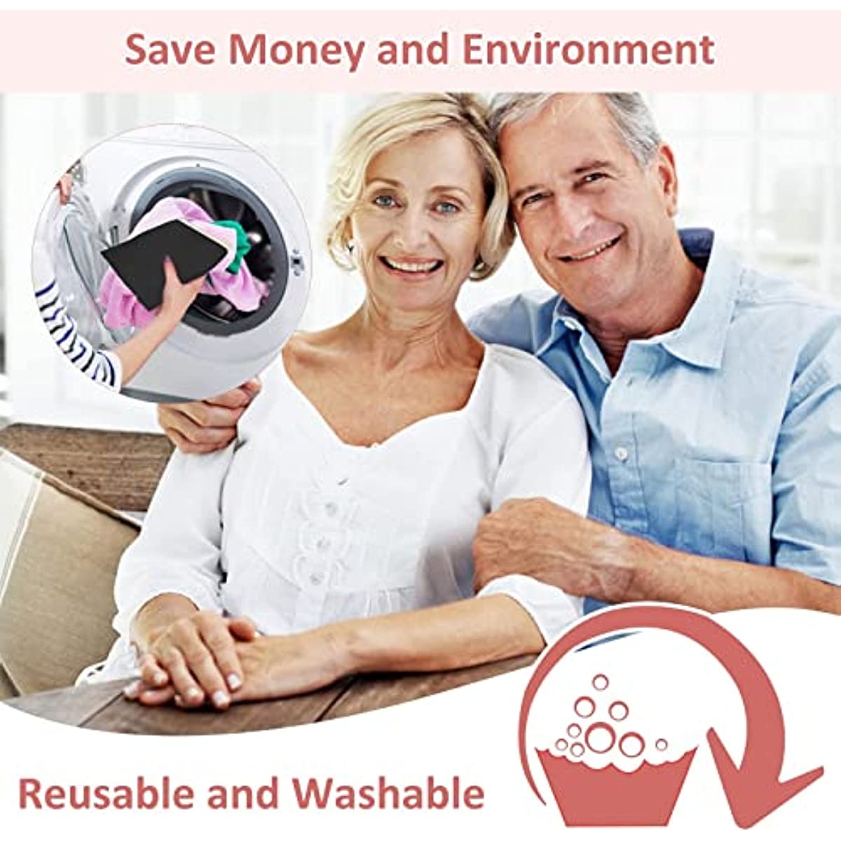 Incontinence Underwear for Women Washable Super Absorbency Urinary Incontinence Briefs 6pcs