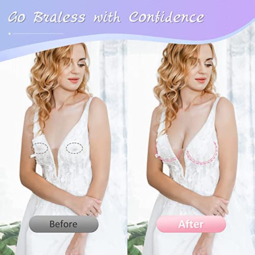 Nipple Stickers Adhesive Nipple Covers Invisible Breast Petals