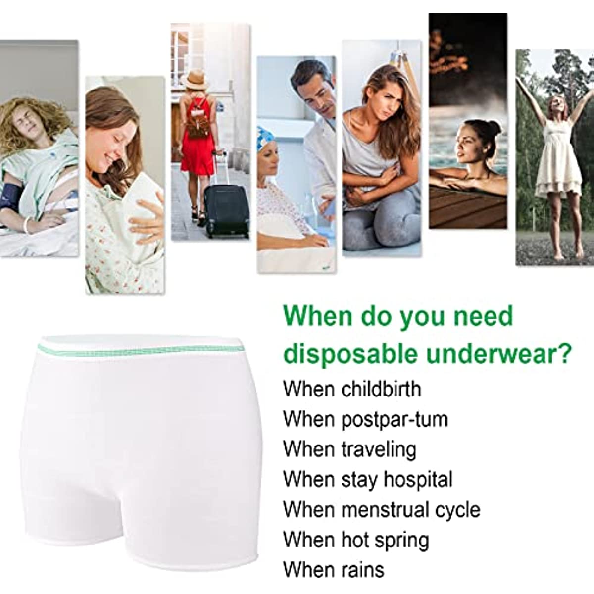 Mesh Panties Postpartum Disposable Mesh Postpartum Underwear Hospital Mesh Underwear