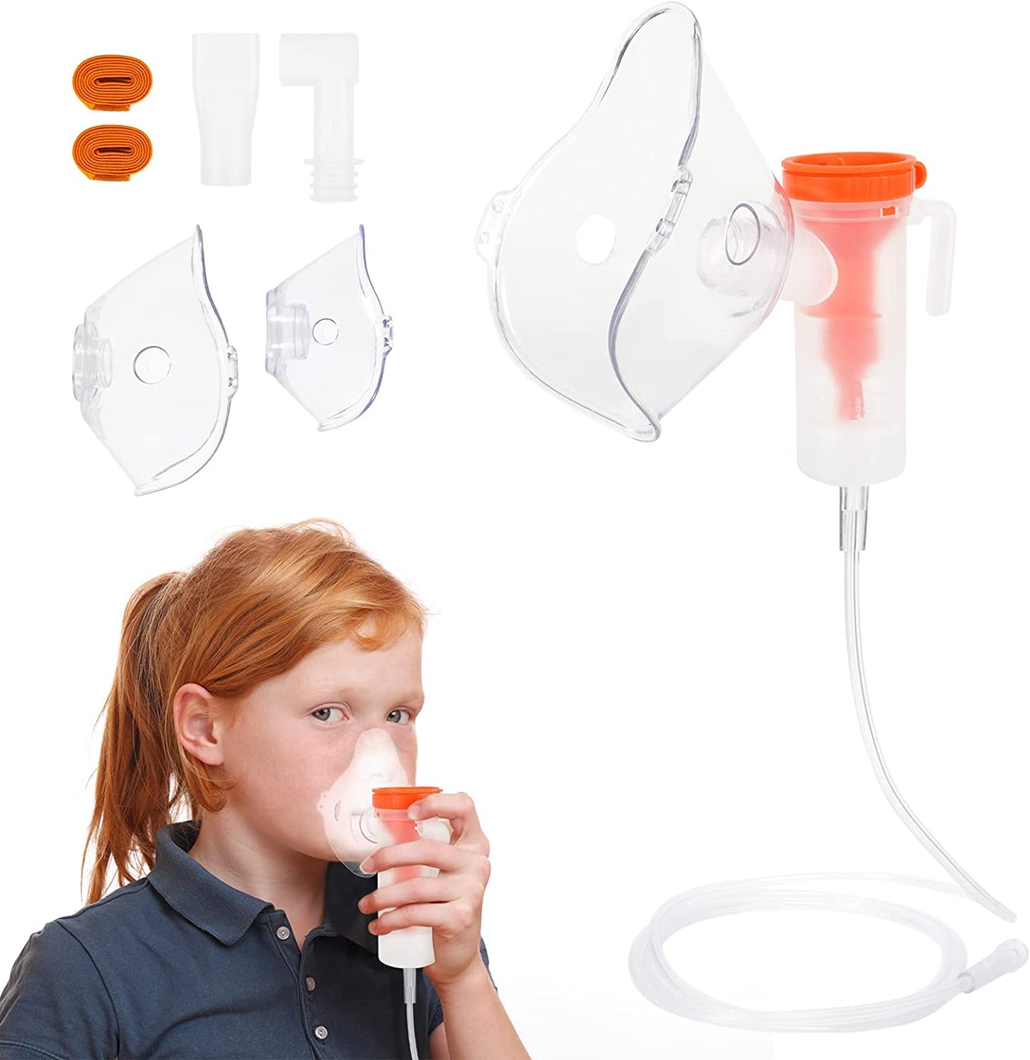 Vernebler Inhaliergerät tragbarer wiederaufladbarer Vernebler geeignet für Husten/Rhinitis/Bronchitis/Fieber/Asthma/saisonale Grippe