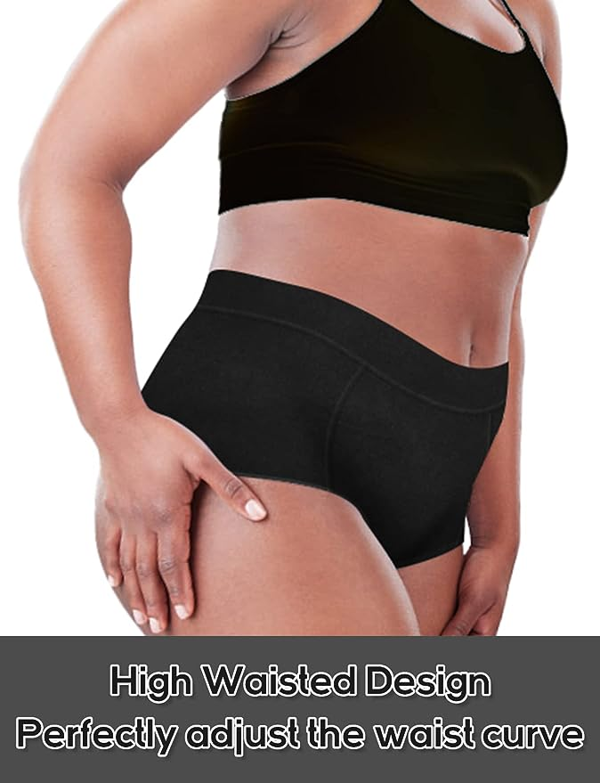 CYEVA Menstruation knickers,Teen Girls Underwear Washable Mid Waist Briefs for Teens,