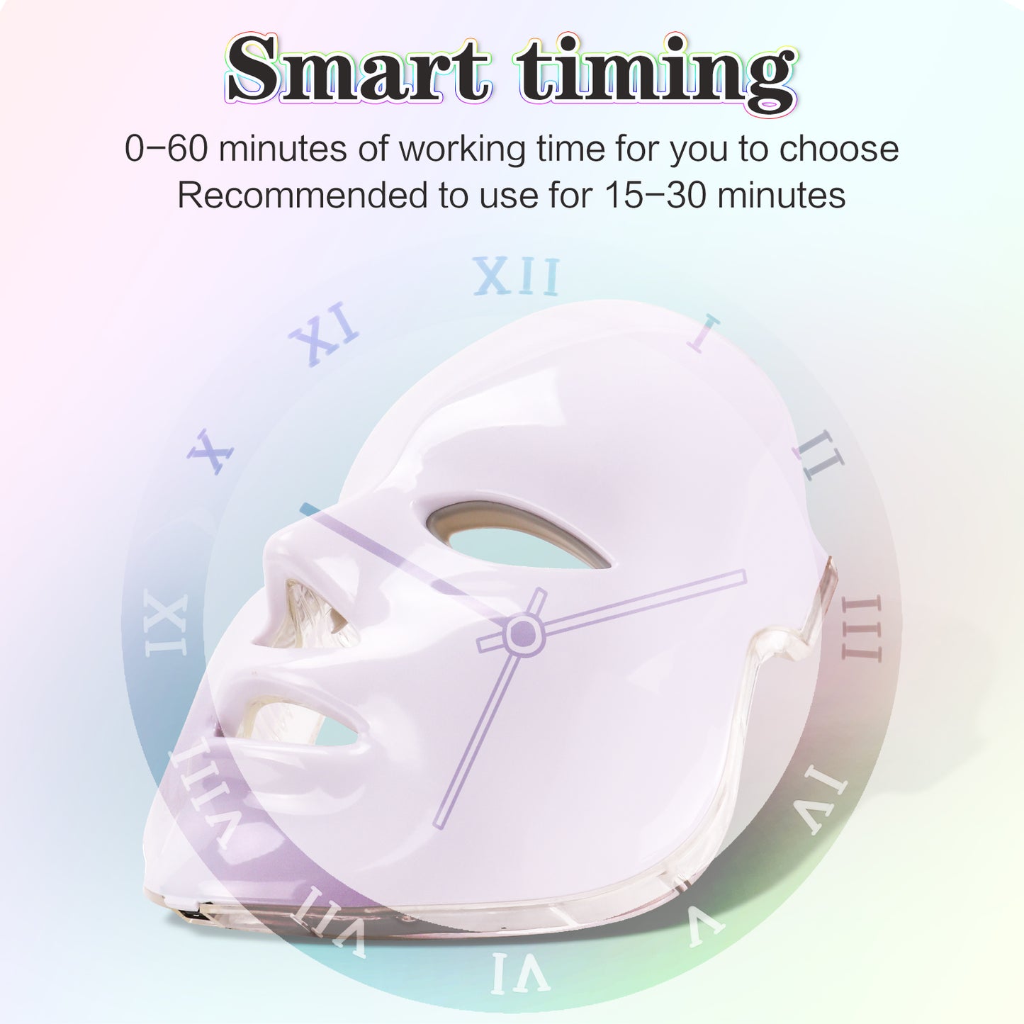 CARER Healthcare Incontinence Pregnancy Electronic Aesthetic Skin Treatment Devices Using Light Emitting Diodes, Namely, Infrared, Red, Orange, Yellow, Green, And Blue Wavelengths For Generating Light Rays