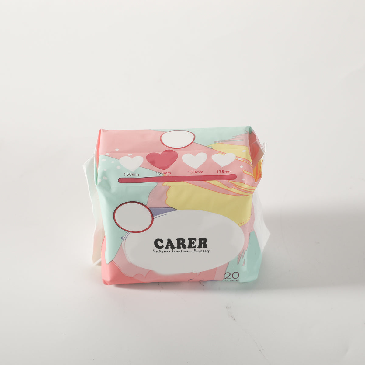 CARER Healthcare Incontinence Pregnancy Panty Liners for Women, Organic Cotton Cover - Postpartum Essential, Regular Absorbency, Bladder Leak Control, 4 Layer Core with Leak Guard Technology