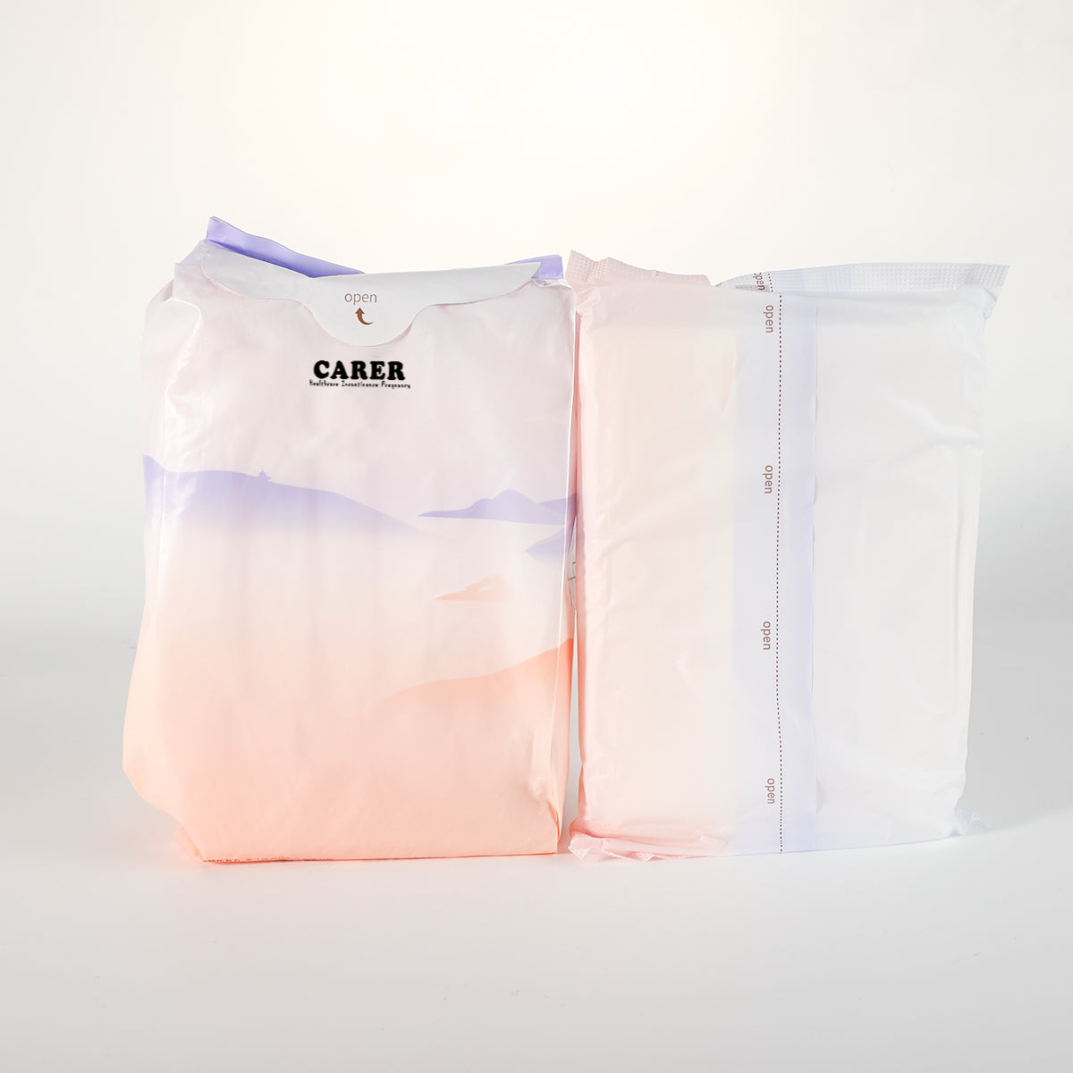 CARER Healthcare Incontinence Pregnancy Sanitary Napkins Overnight Pads with Wings For Women, Reliable Protection and Absorbency of Feminine Periods