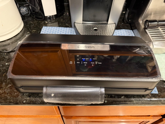 Covfresh Vacuum Sealer Machine, 7-in-1 Vacuum Sealer for Food with Built-in Cutter and Bag Storage, Dry/Moist/Gentle Mode, Removable Drip tray