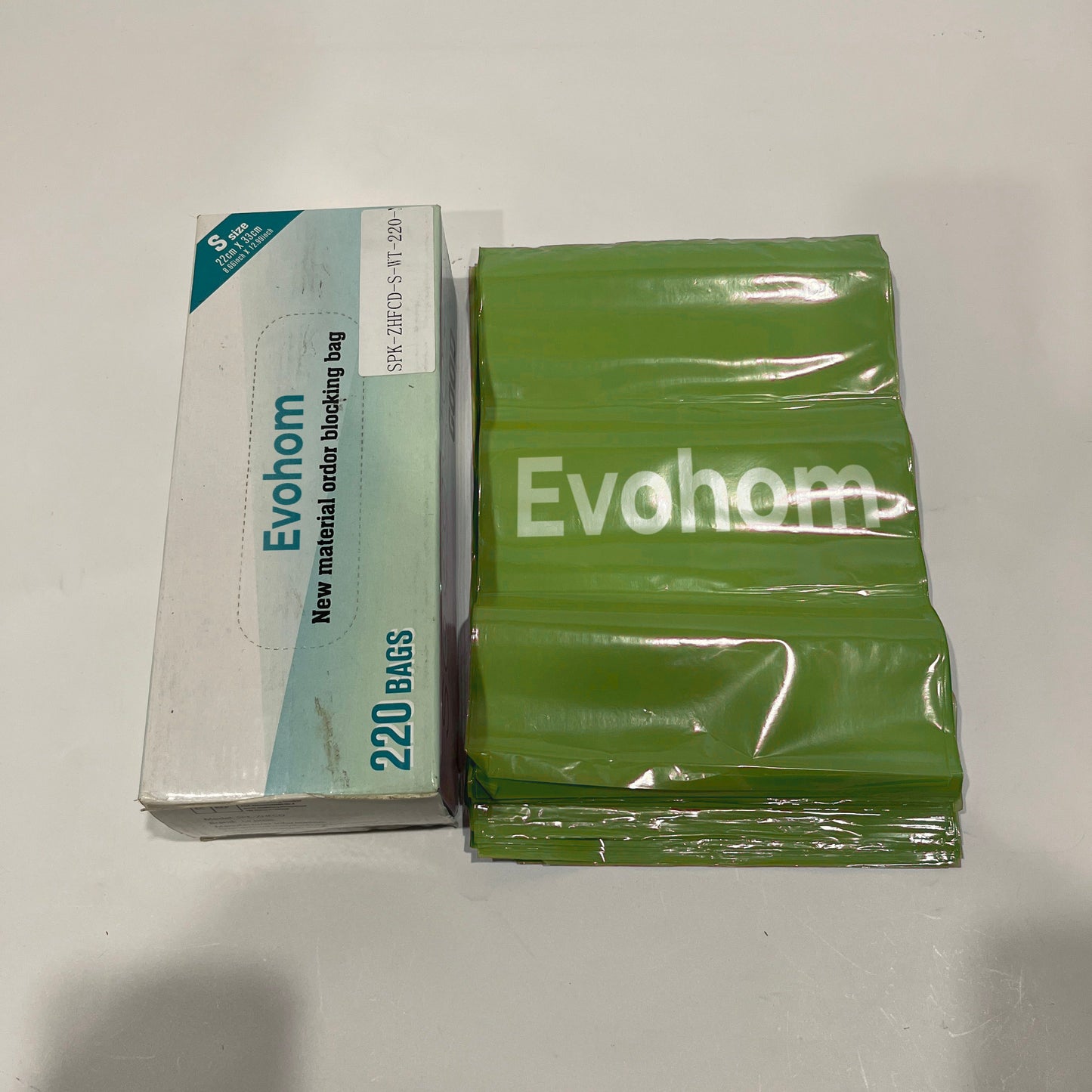 Evohom  Garbage Bags of Plastic Strong, Leakage-Free, Small Garbage Bags Unscented Thick for Bathroom, Office, Kitchen Trash Bags