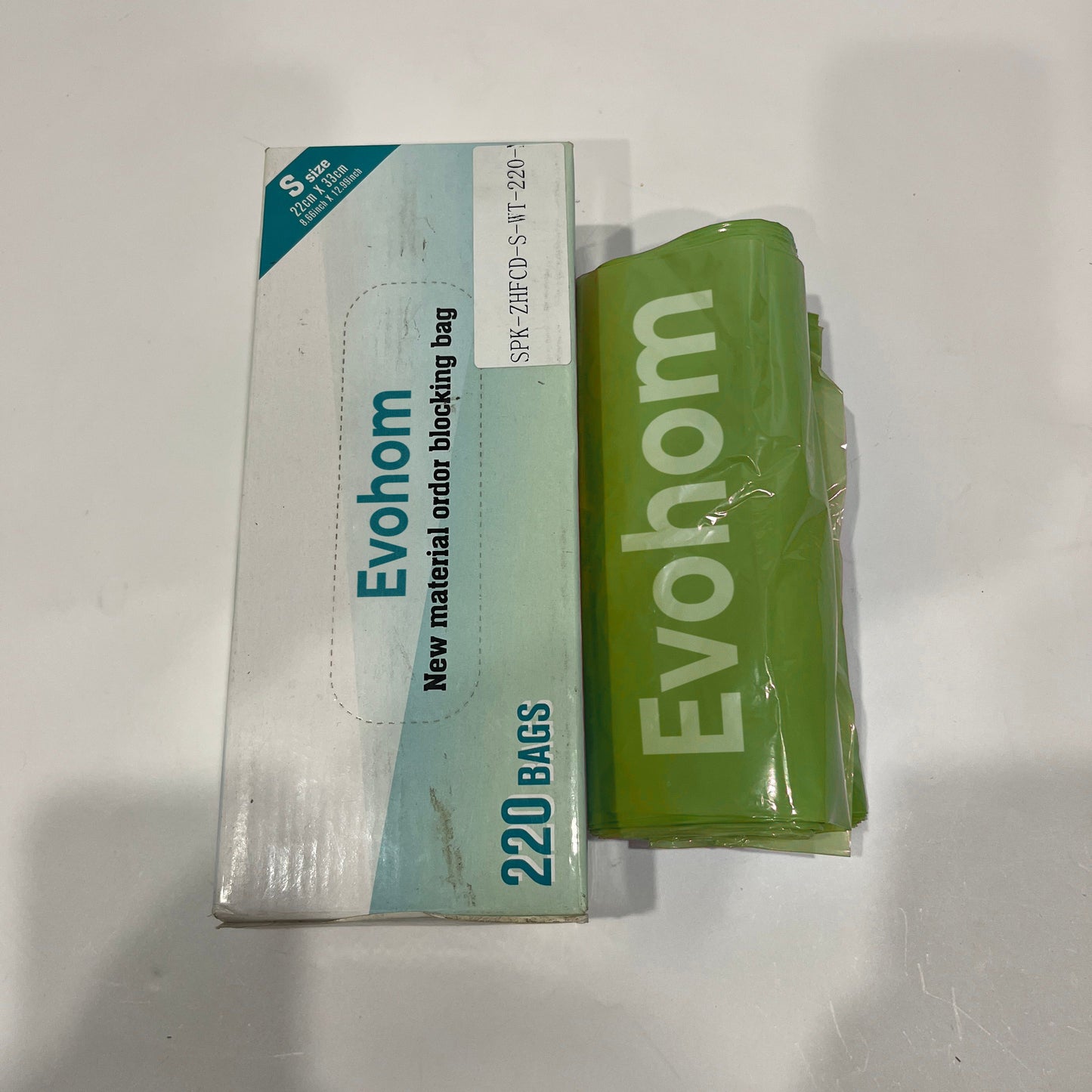 Evohom  Garbage Bags of Plastic Strong, Leakage-Free, Small Garbage Bags Unscented Thick for Bathroom, Office, Kitchen Trash Bags