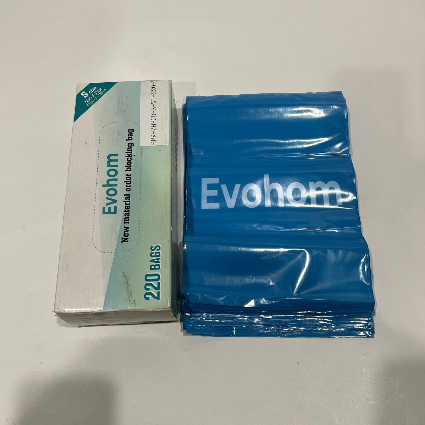 Evohom Plastic Bags for Disposing of Pet waste Disposable Bags for Pet Waste, Dog Poop Bags Dog Waste Bags Odor Blocking Bags for Cat Litter Disposal Durable Unscented Smelly Disposable Bags