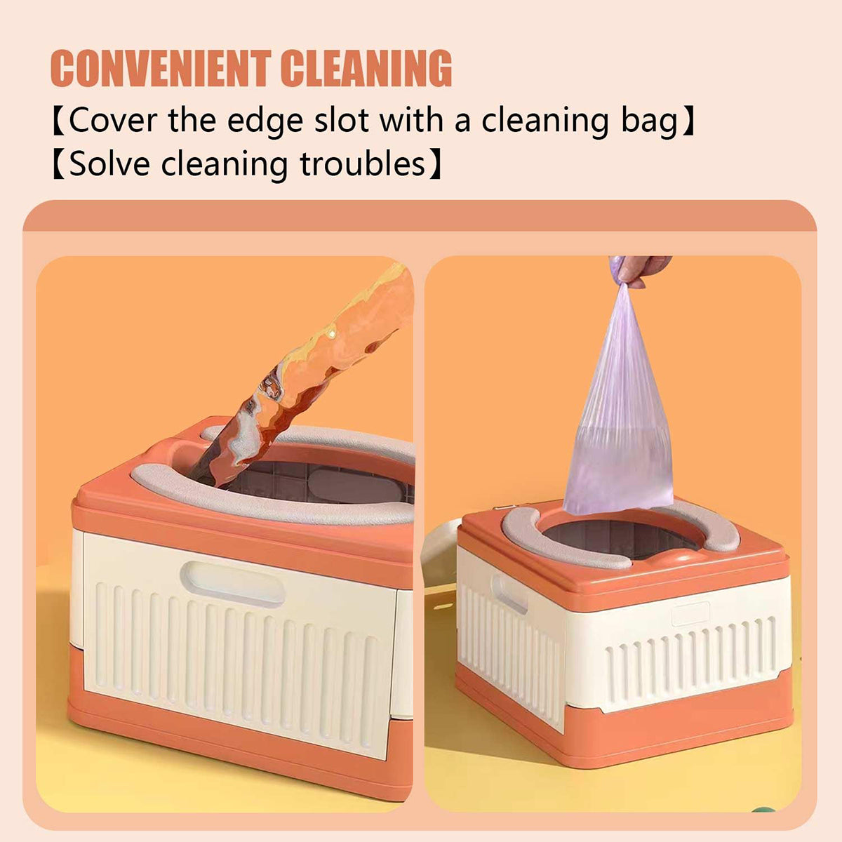 Travel Portable Toilet for Camping Car Outdoor Indoor Hiking Emergency