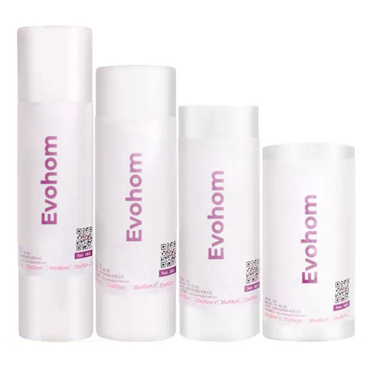 Evohom Plastic Food Storage Bags for Household Use Food Storage Bags, Clear Plastic Bags, Fresh-Keeping Bags Roll for Food, Fruit, Vegetable, Refrigerator Storage, Kitchen