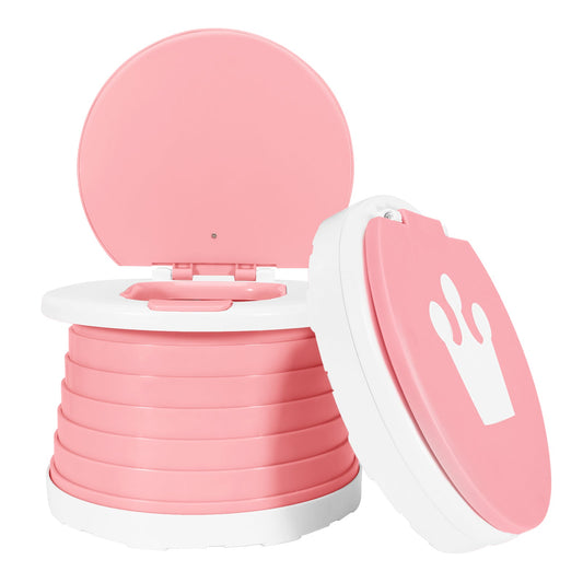 Portable Toilet for Camping Portable Folding Toilet for Car Outdoor Indoor Hiking Emergency