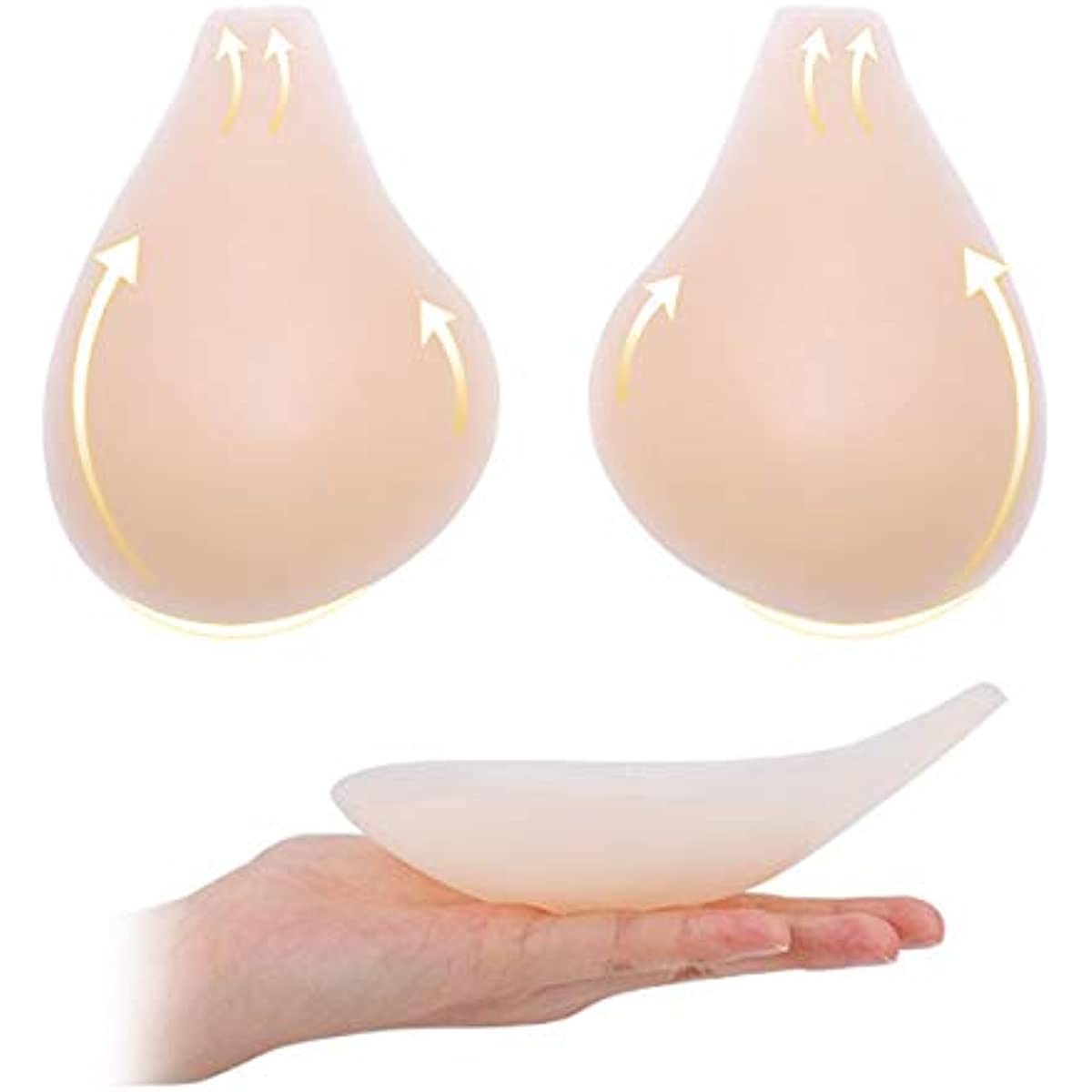 Strapless Bra Pads Lift Up Silicone Adhesive Invisible Stick On