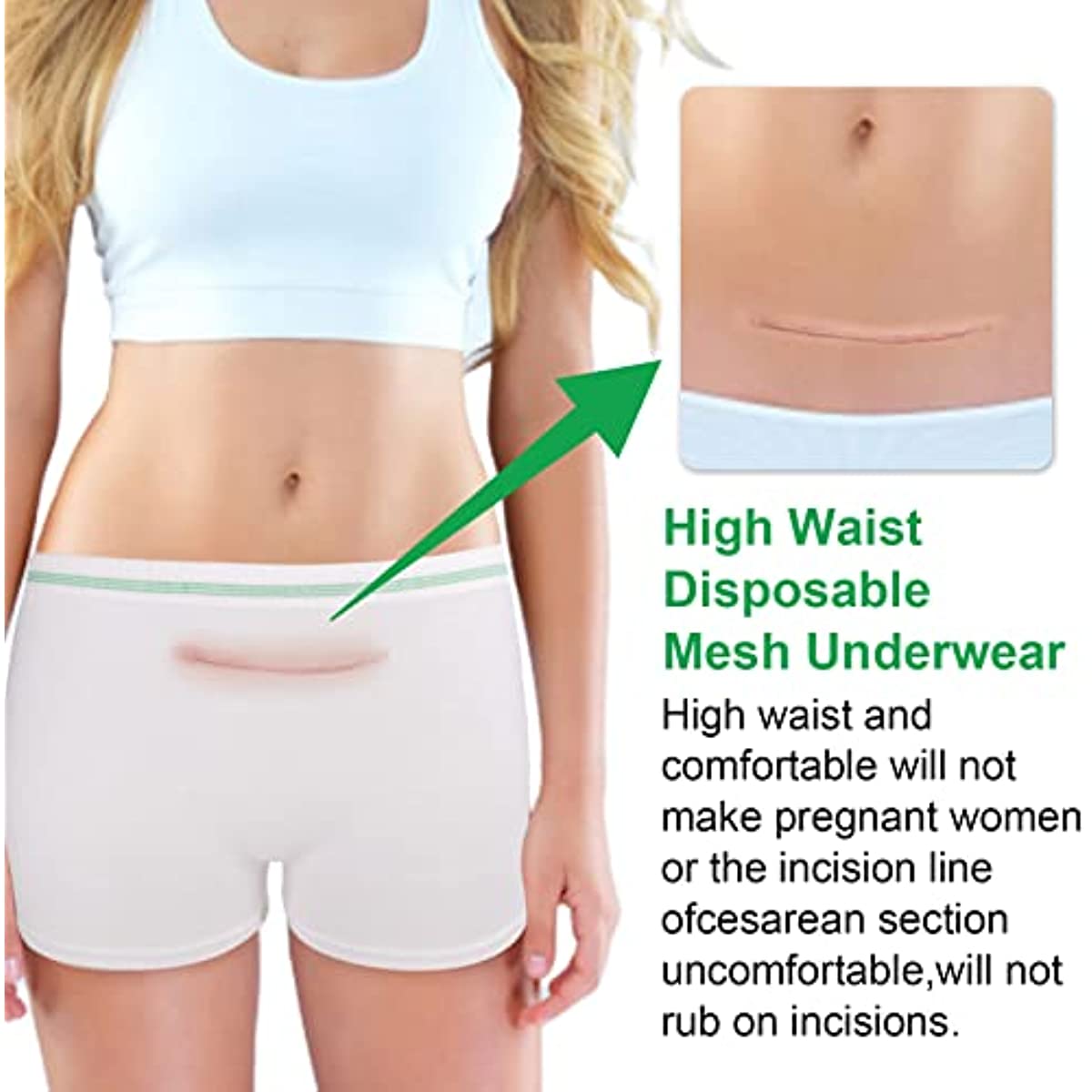 Mesh Panties Postpartum Disposable Mesh Postpartum Underwear Hospital –  carerspro