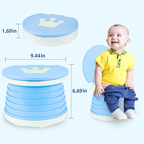 Portable Potty for Kids Toddlers Foldable Travel Potty Training Seat –  carerspro