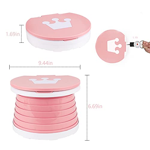 Travel Portable Potty Training Toilet for Toddler Baby Kids Potty Seat Indoor and Outdoor