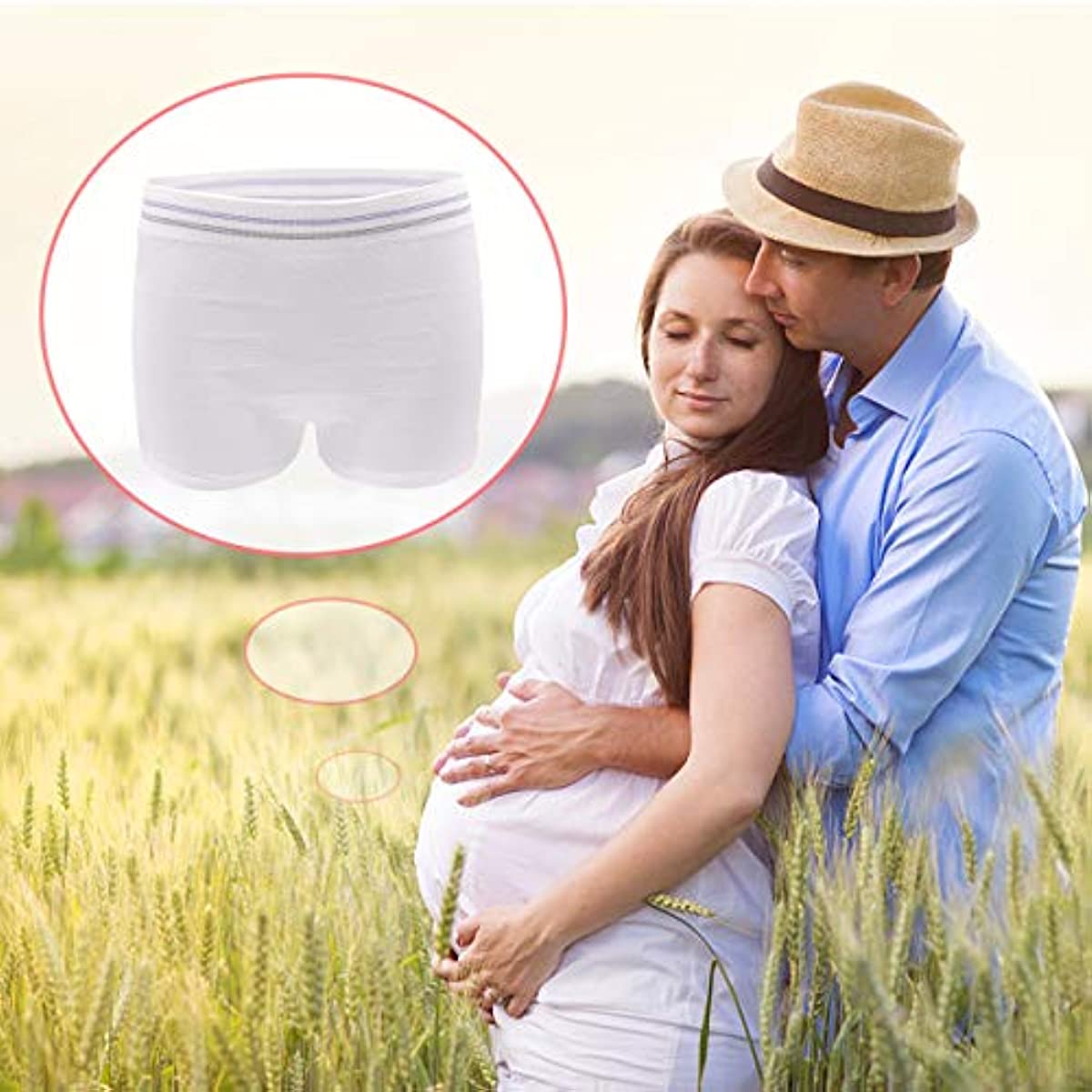 Mesh Postpartum Underwear Seamless Disposable Post Bay C-Section Recovery  Maternity Panties for Women